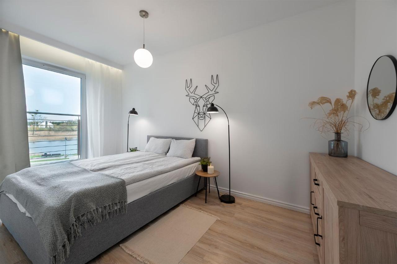 River View - Widok Na Wode, Parking W Hali, Winda, 3Pok I 5 Lozek, Klima, Netflix I Max, Centrum Iława Buitenkant foto