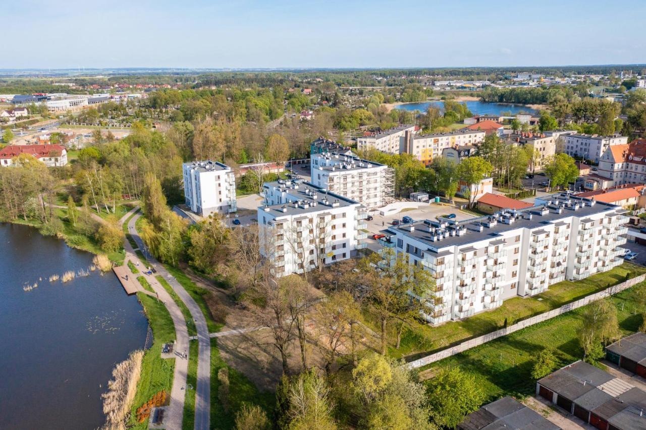 River View - Widok Na Wode, Parking W Hali, Winda, 3Pok I 5 Lozek, Klima, Netflix I Max, Centrum Iława Buitenkant foto